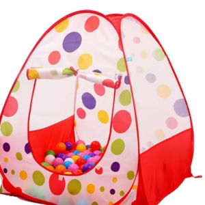 Tent Play House Toy With 50 Ball Set for Kids- Multicolor